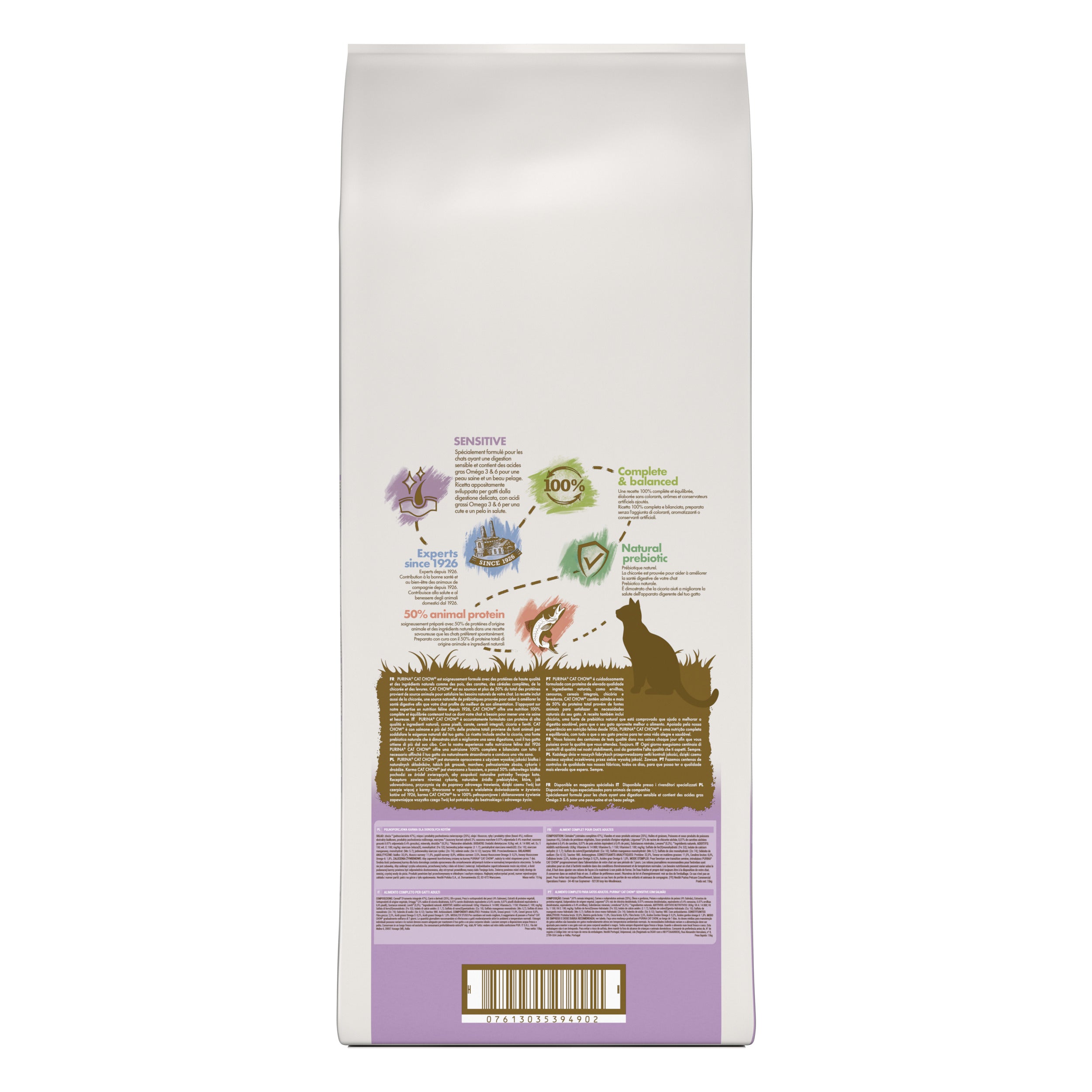 Purina Cat Chow Sensitive cu Somon
