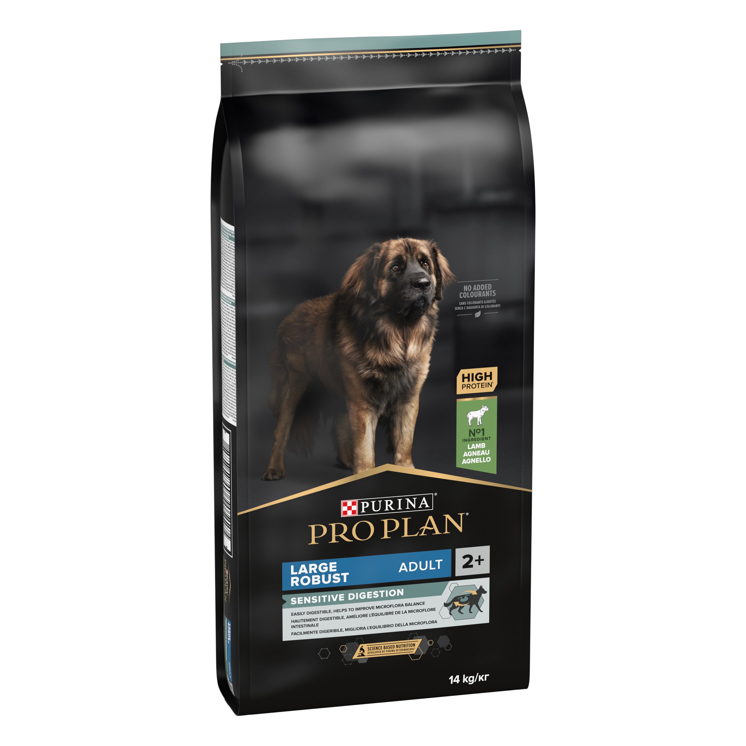 PRO PLAN® Sensitive Digestion cu Miel, Talie Mare Robusă 14kg