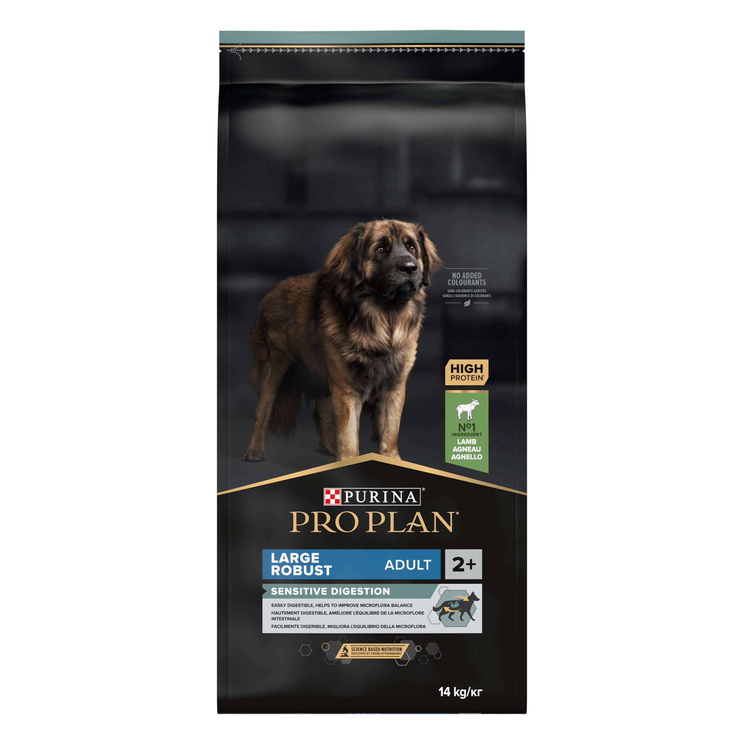 PRO PLAN® Sensitive Digestion cu Miel, Talie Mare Robusă 14kg