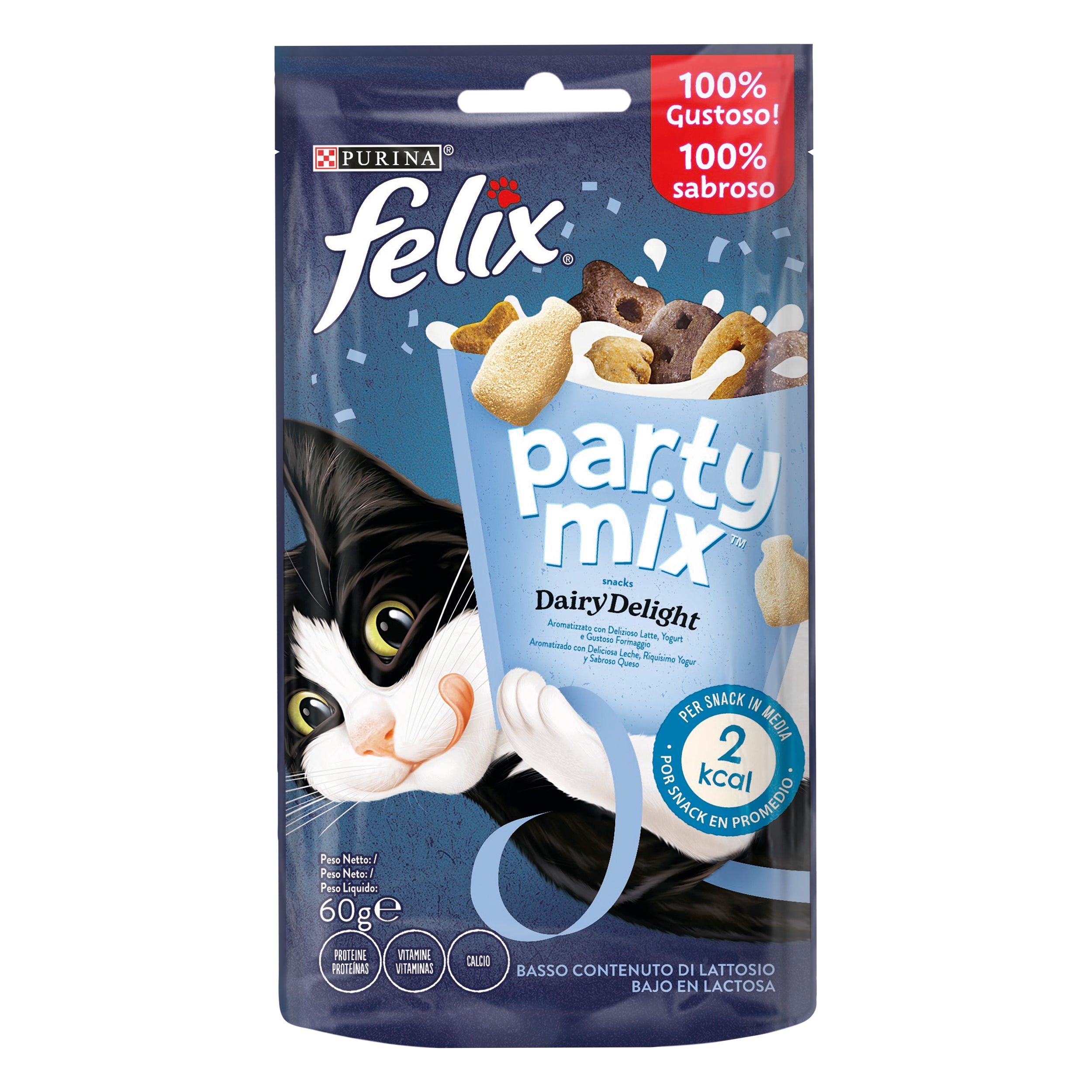 Felix Party Mix Dairy Delight – Recompense cu Lapte, Iaurt și Brânză (60g)