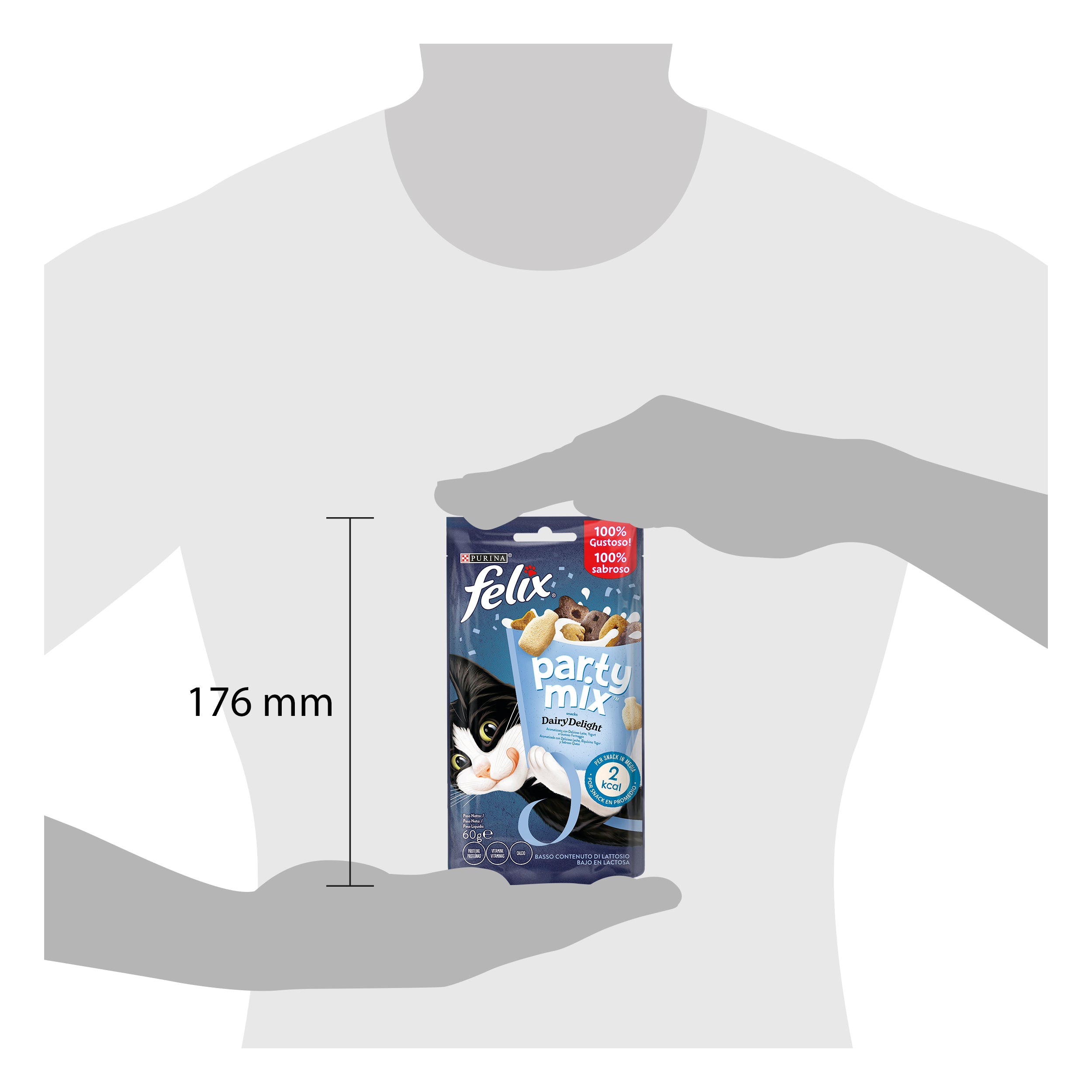 Felix Party Mix Dairy Delight – Recompense cu Lapte, Iaurt și Brânză (60g)