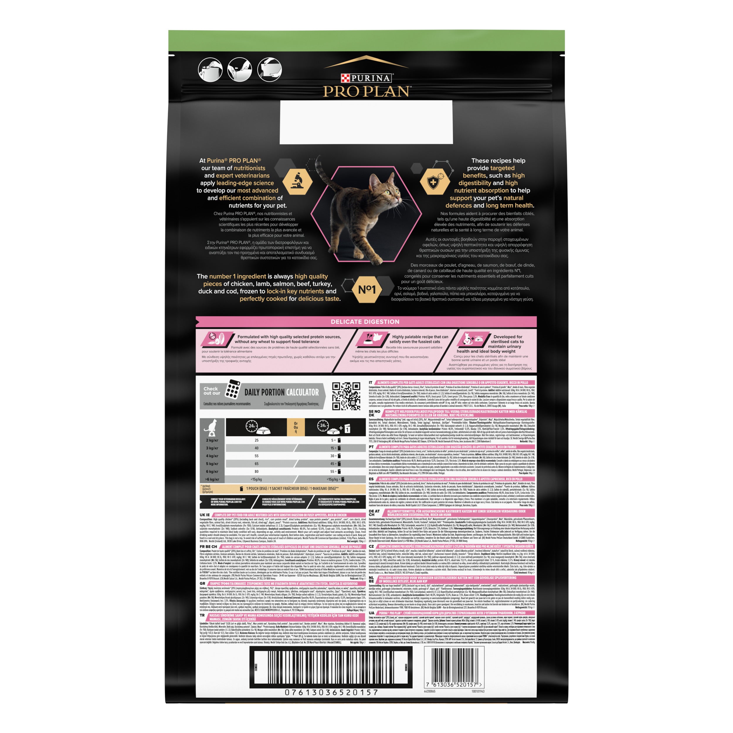 PRO PLAN® Sterilised Delicate Digestion cu Pui