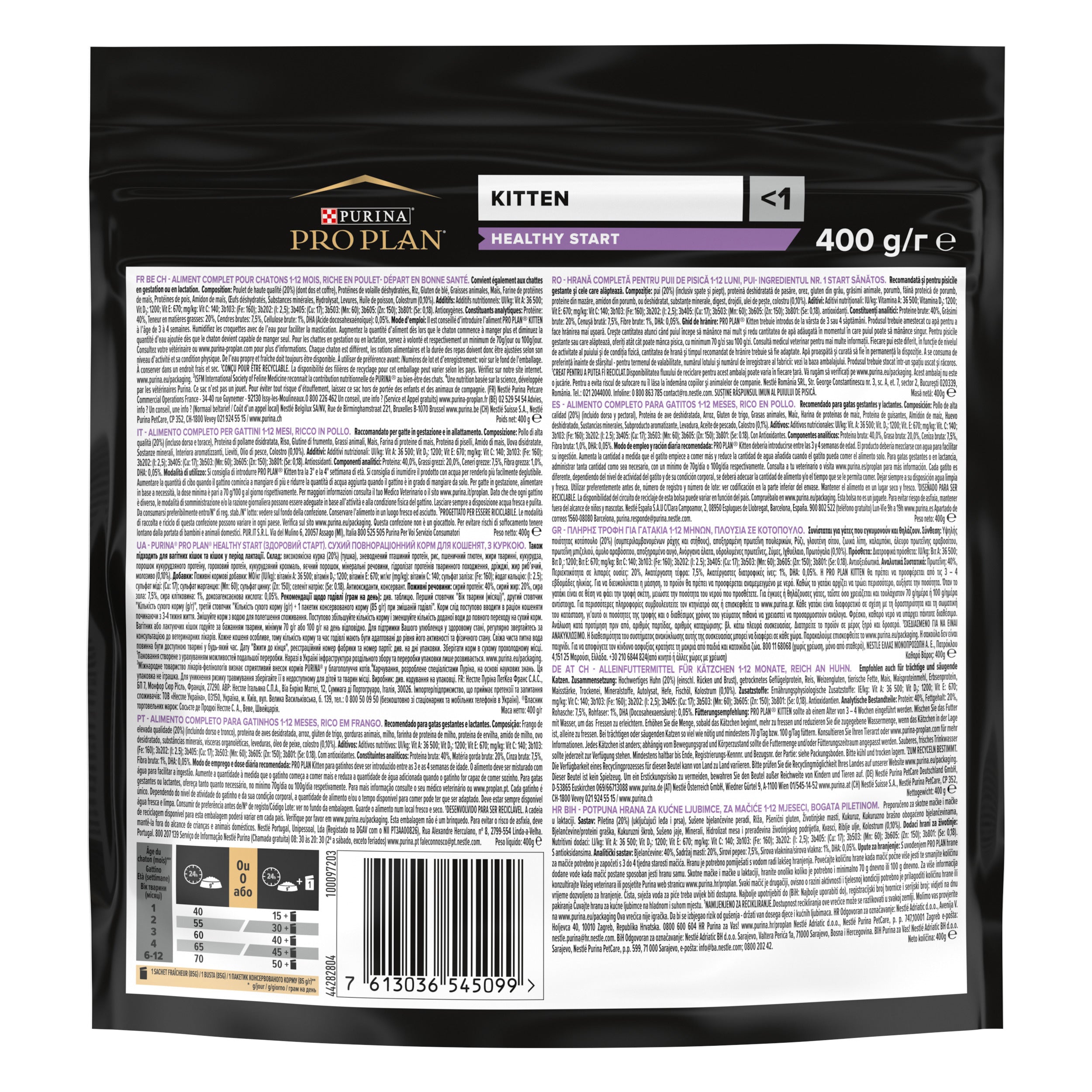 PRO PLAN® Kitten Healthy Start cu Pui