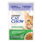 Purina Cat Chow Sterilised cu Miel & Fasole Verde 85g