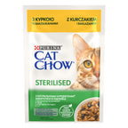 Purina Cat Chow Sterilised cu Pui & Vinete 85g