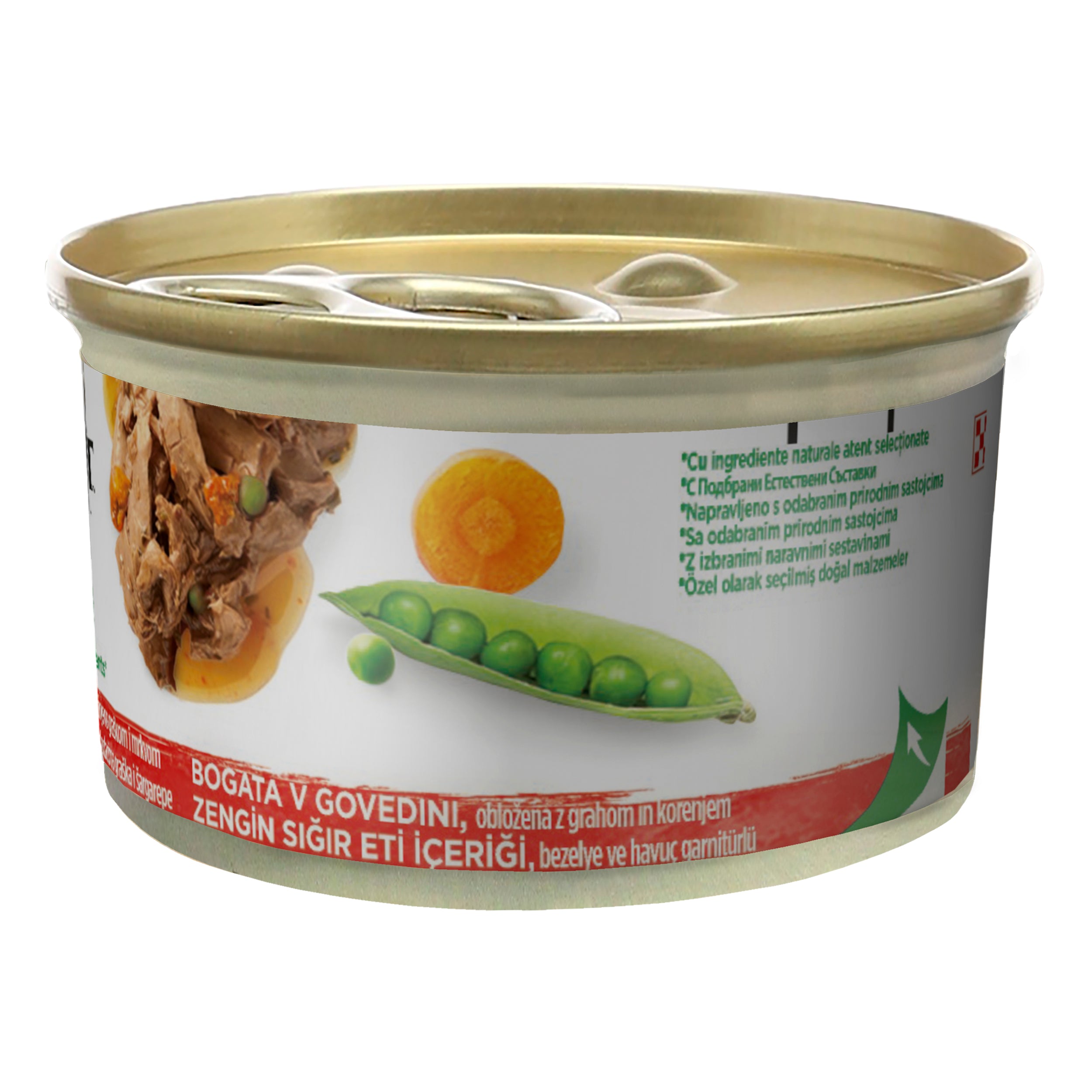 Gourmet Nature’s Creations – Vită, Mazăre & Morcovi (85g)