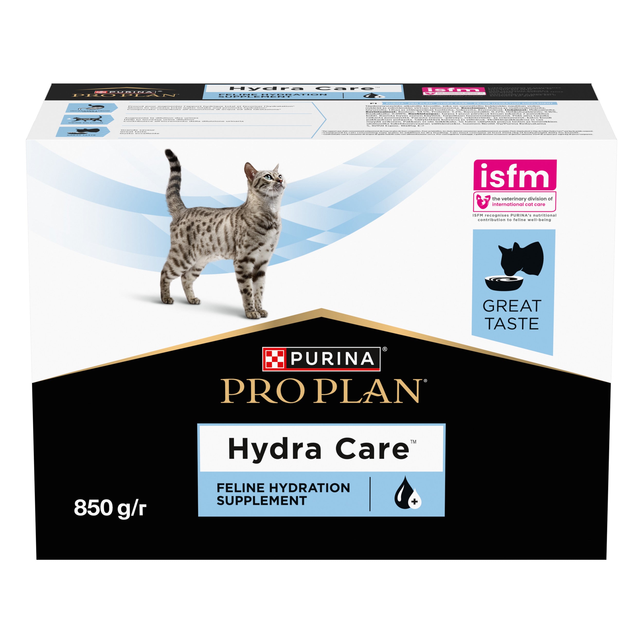 PRO PLAN® Hydra Care – Supliment de Hidratare pentru Pisici 10x85g