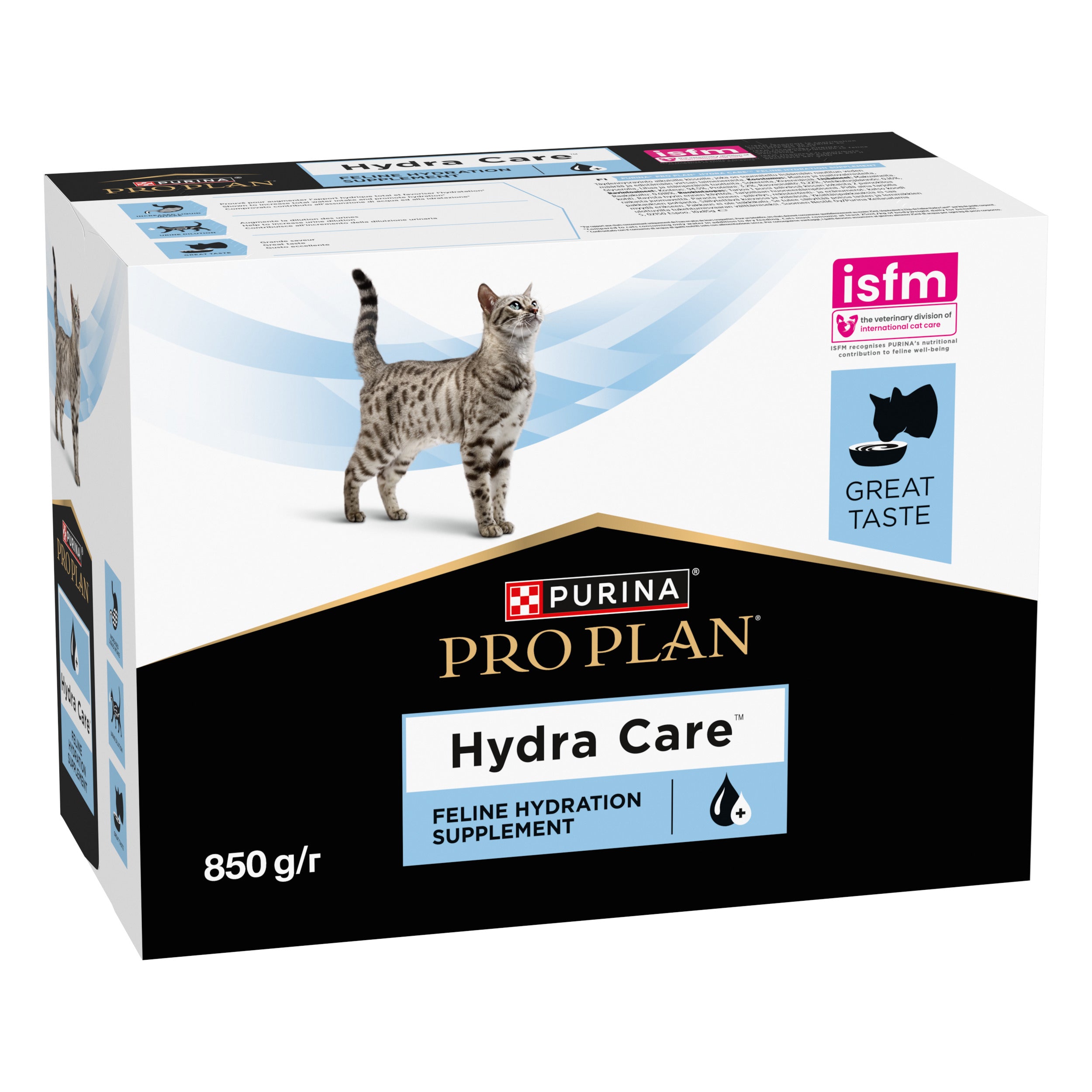 PRO PLAN® Hydra Care – Supliment de Hidratare pentru Pisici 10x85g