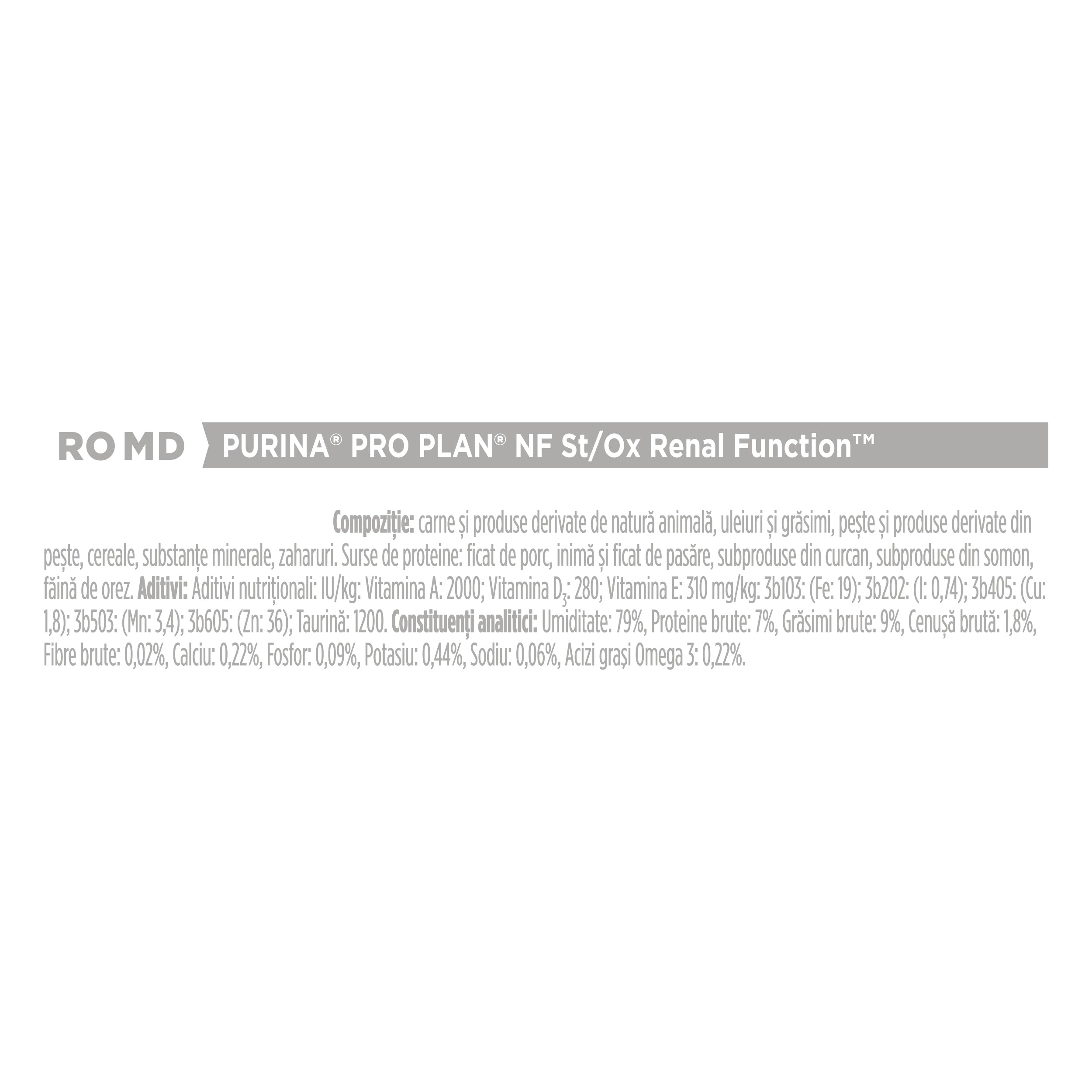 Pro Plan Veterinary Diets NF Renal Function Mousse 195g