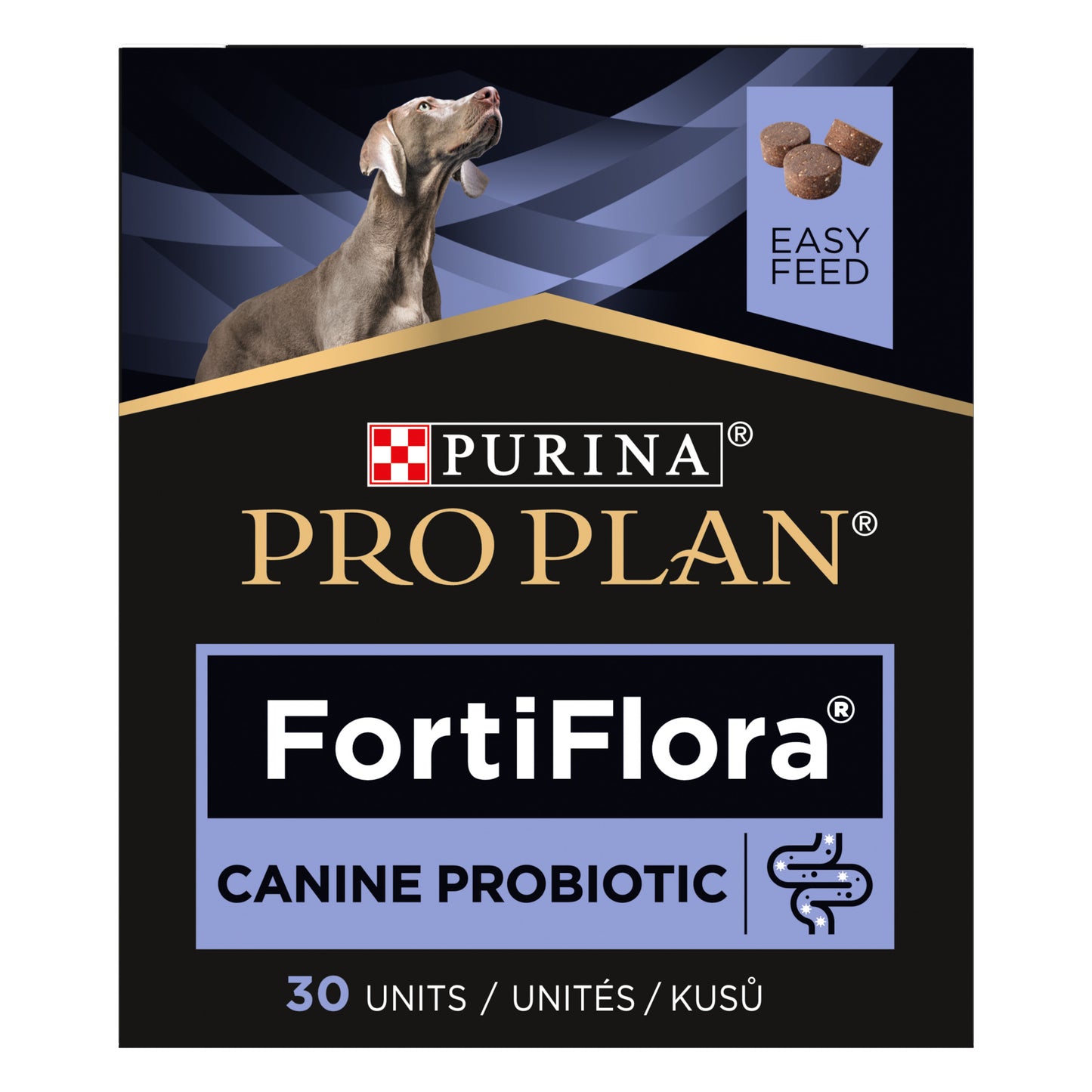Pro Plan FortiFlora pentru câini Supliment probiotic 30x1g