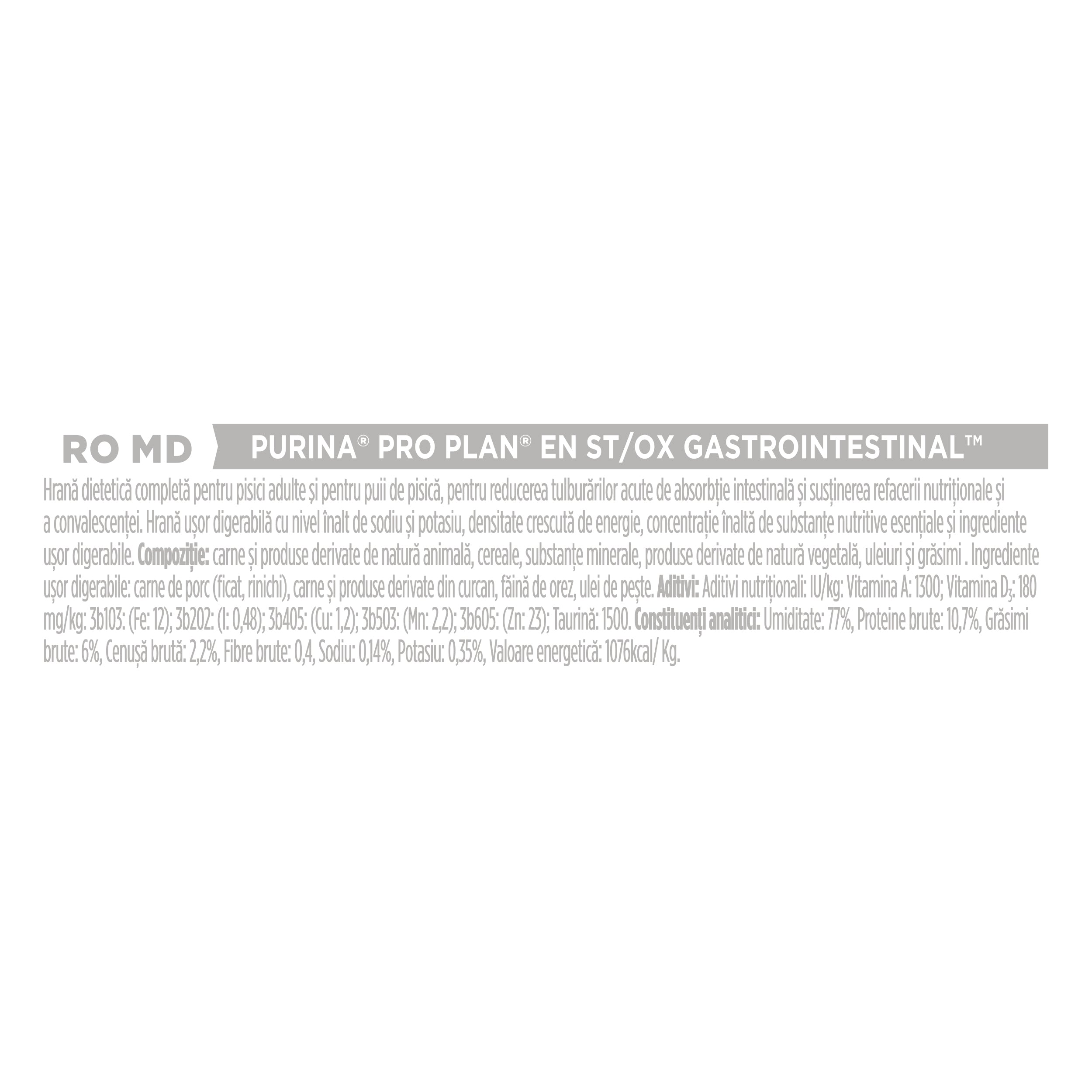 Pro Plan Veterinary Diets EN Gastrointestinal Mousse 195g