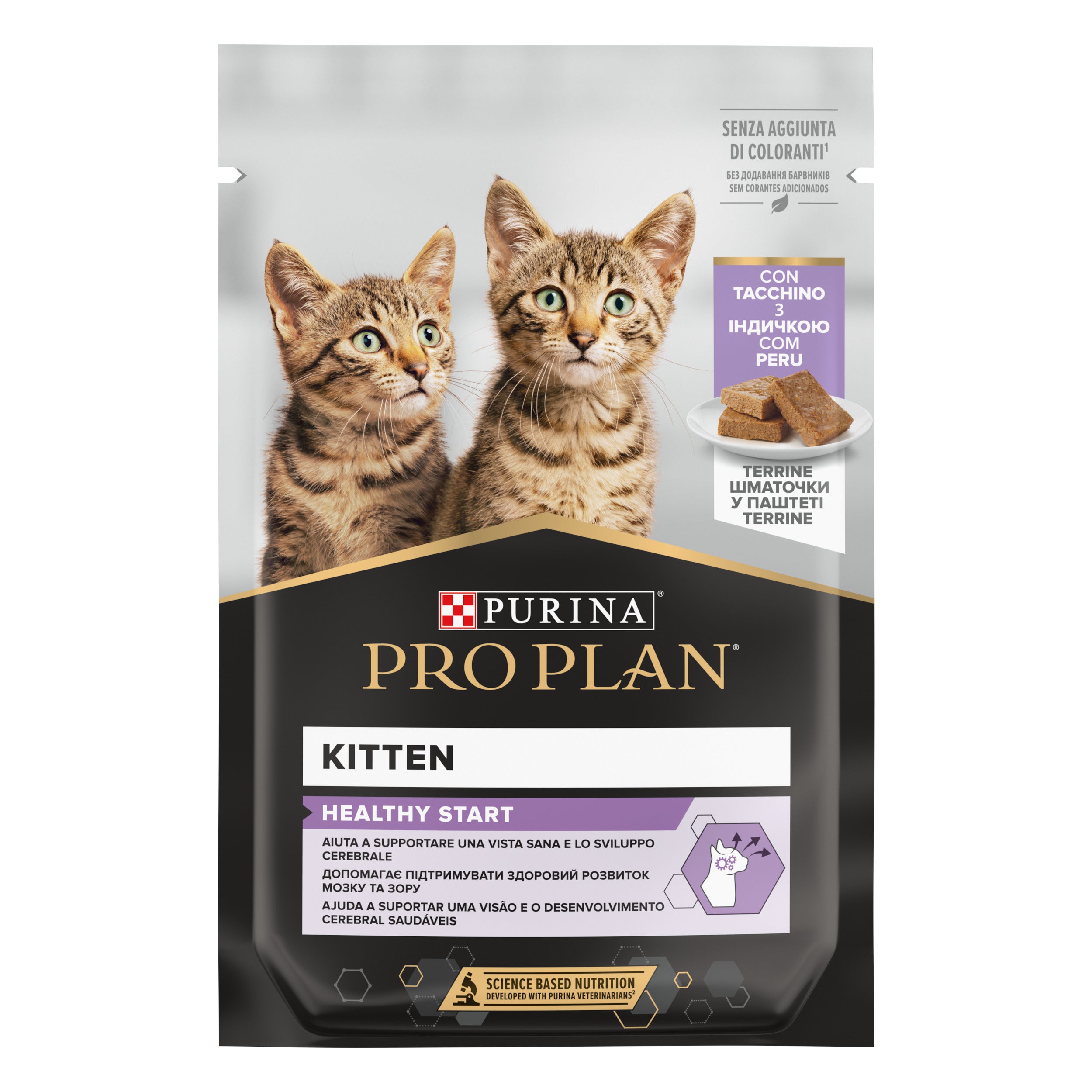 PRO PLAN® Healthy Start Junior, Terină cu Curcan, 75g