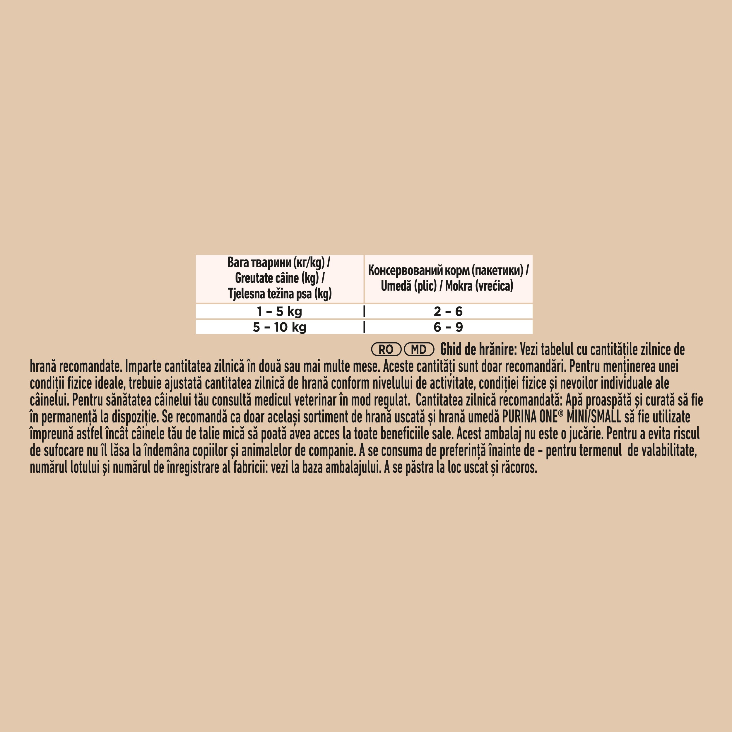 PURINA ONE® Mini Adult Pui, Morcovi & Fasole Verde – Hrană umedă câini talie mică 85g