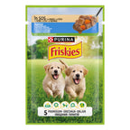 Friskies Junior cu Pui & Morcovi – Hrană umedă pentru cățeluși (85 g)