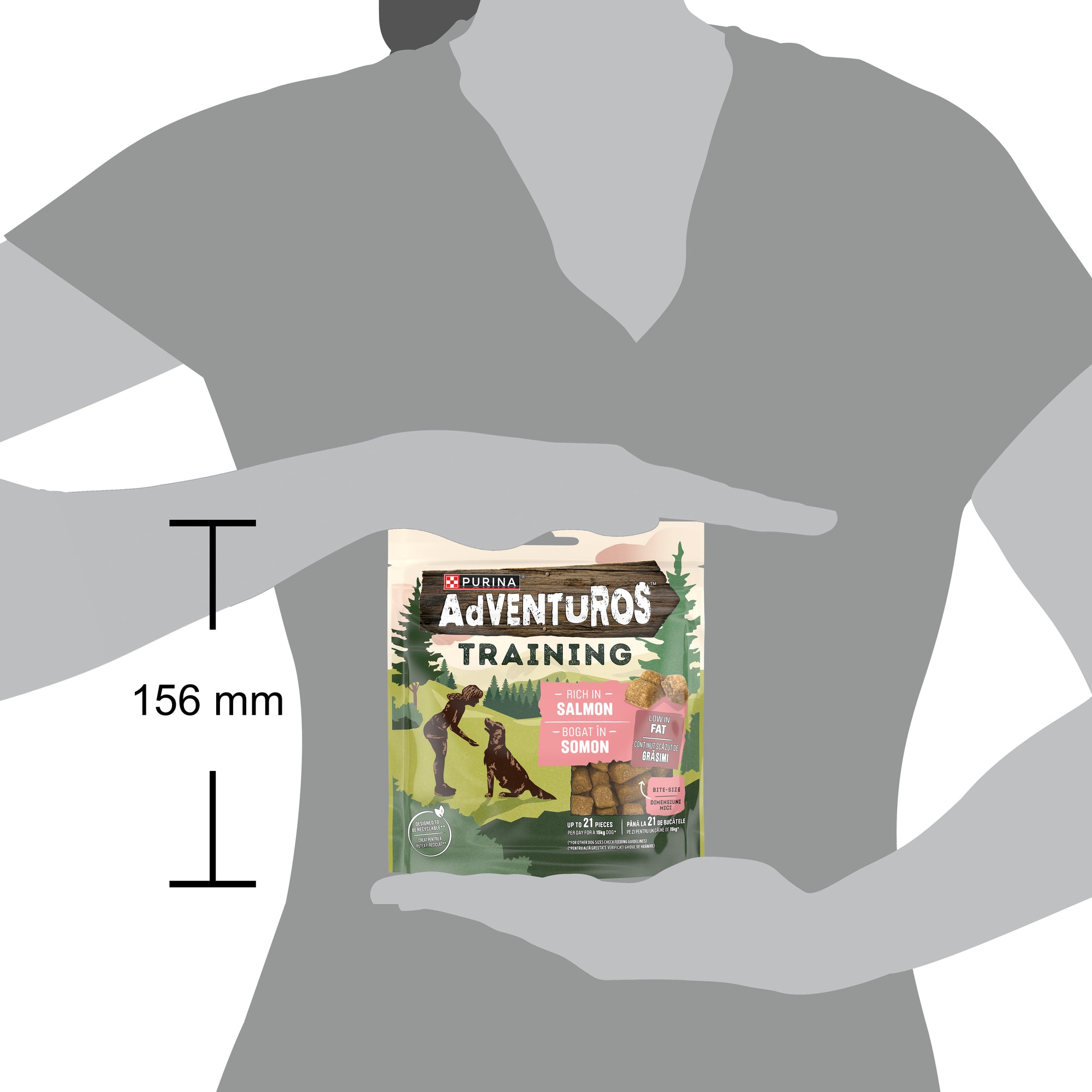 Purina Adventuros Training cu Somon – Recompense pentru câini (115g)