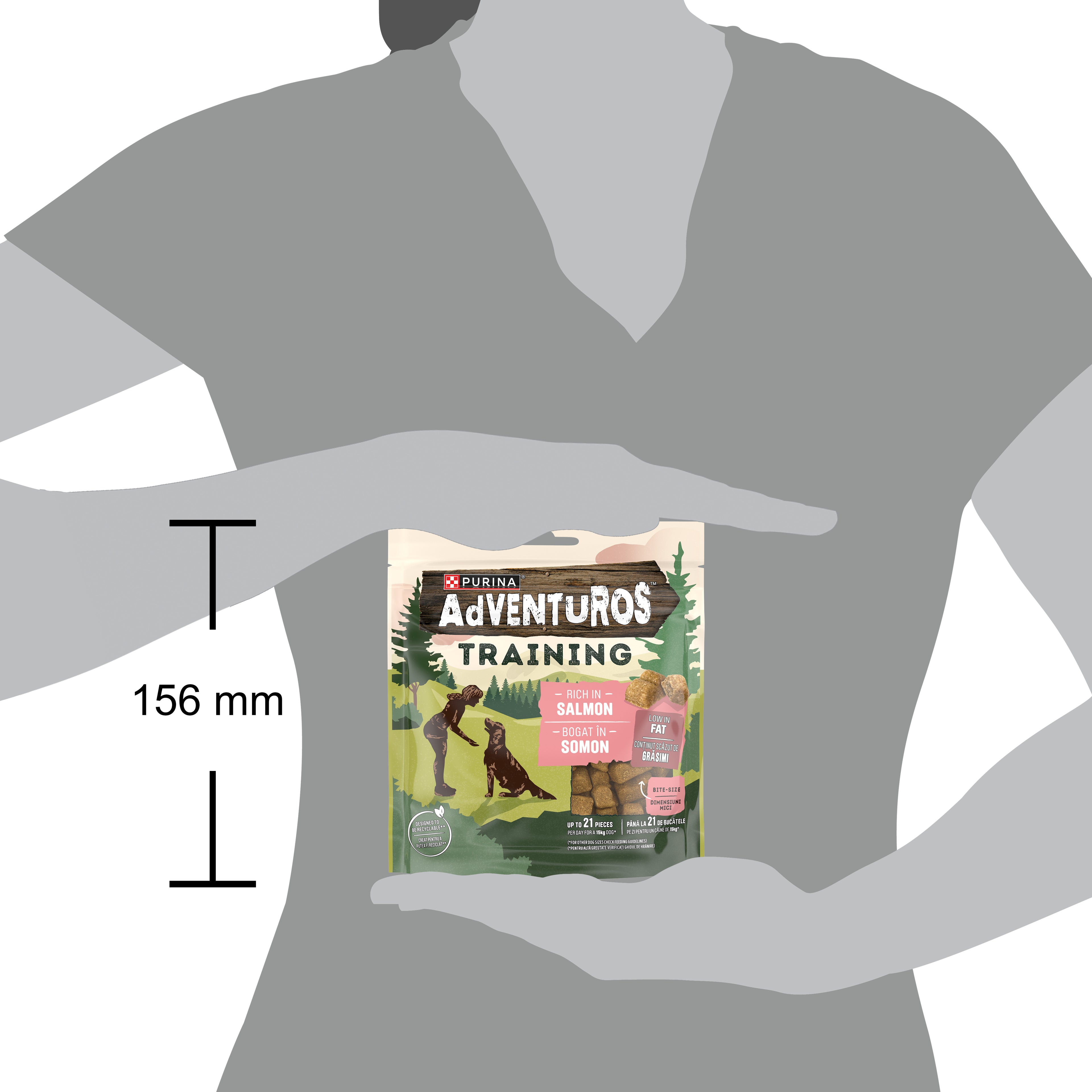 Purina Adventuros Training cu Somon – Recompense pentru câini (115g)