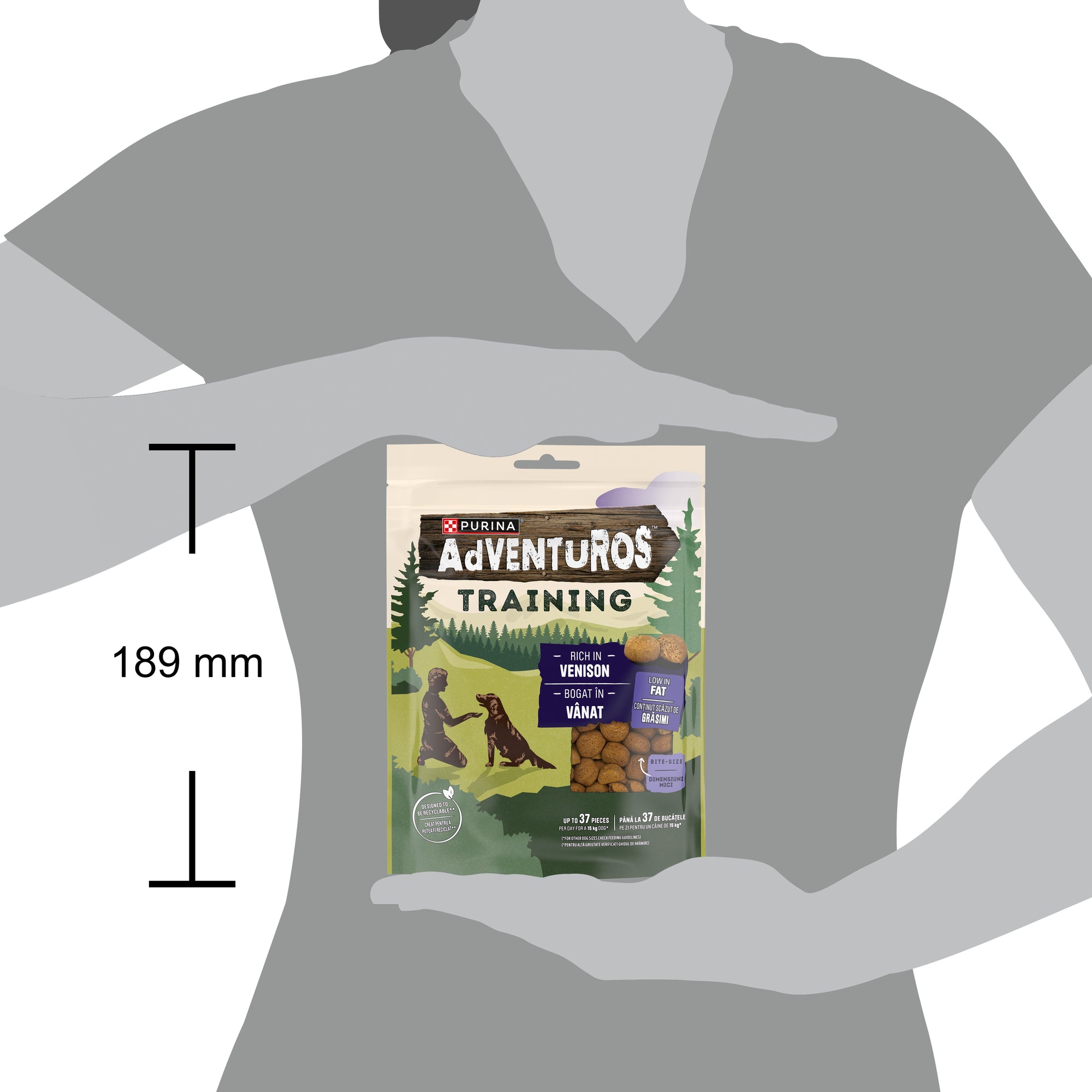 Purina Adventuros Training cu Vânat – Recompense pentru câini (115g)