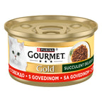 GOURMET® GOLD Delicii Suculente cu Vită (85g)