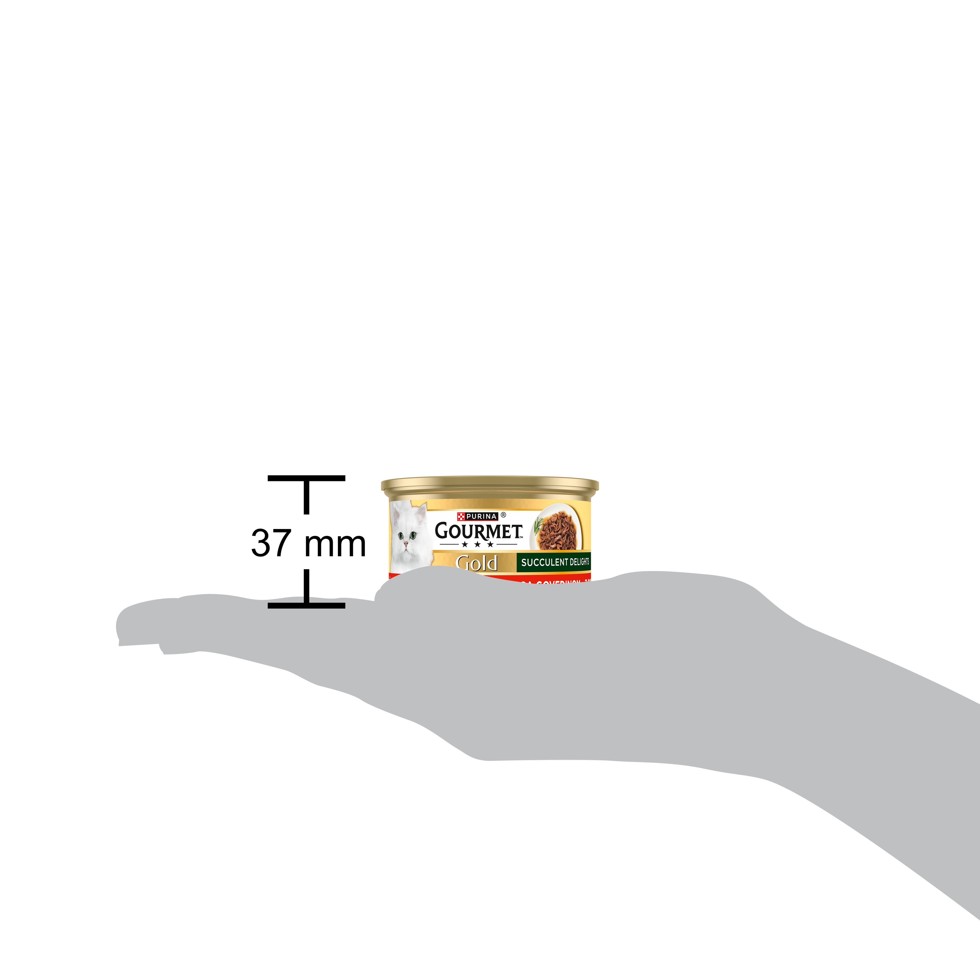 GOURMET® GOLD Delicii Suculente cu Vită (85g)