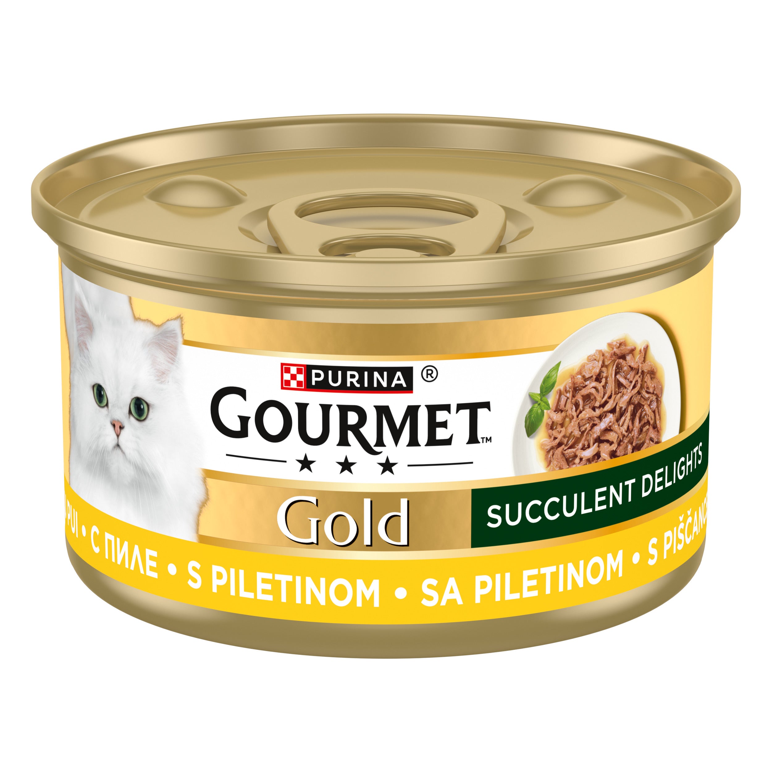GOURMET® GOLD Delicii Suculente cu Pui (85g)