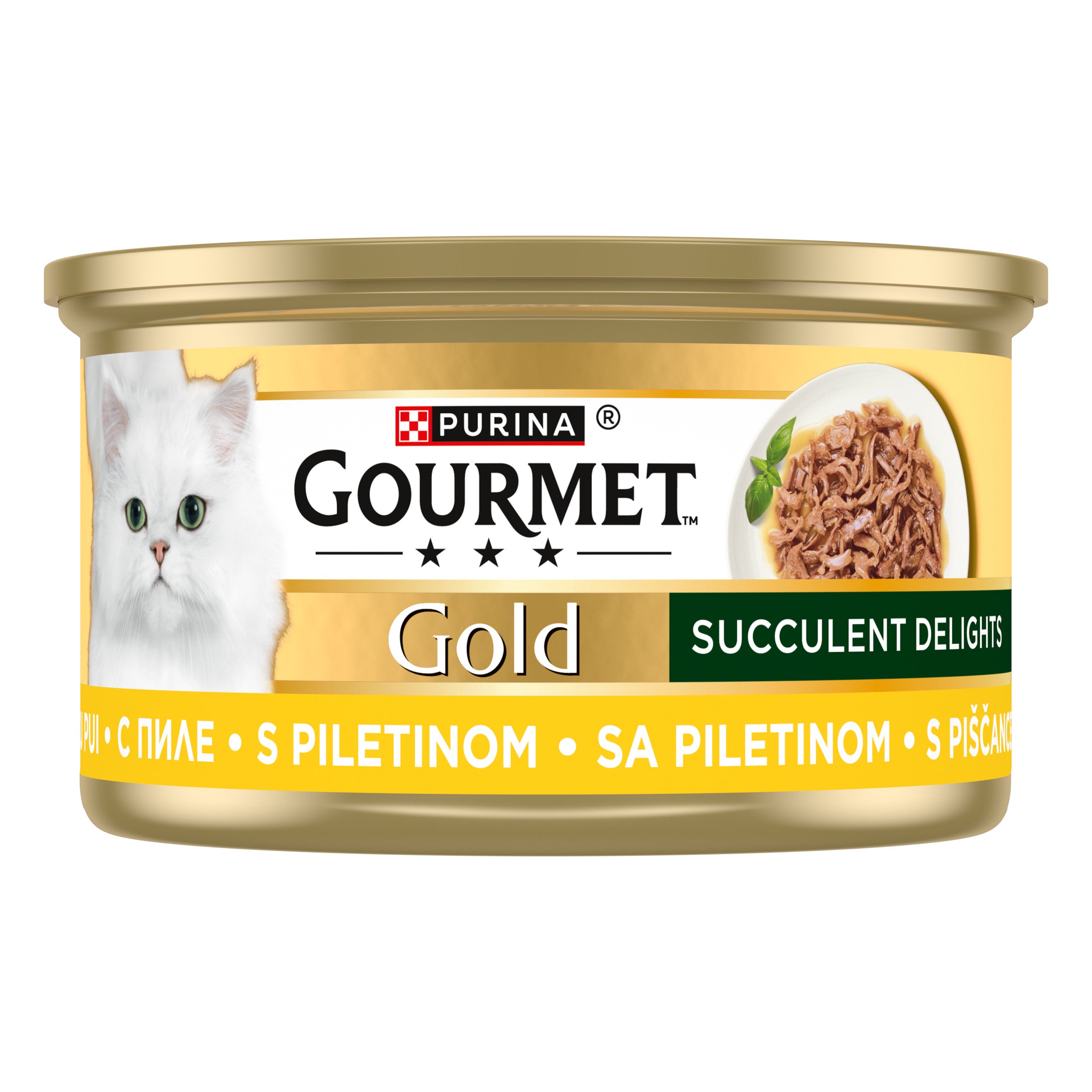 GOURMET® GOLD Delicii Suculente cu Pui (85g)