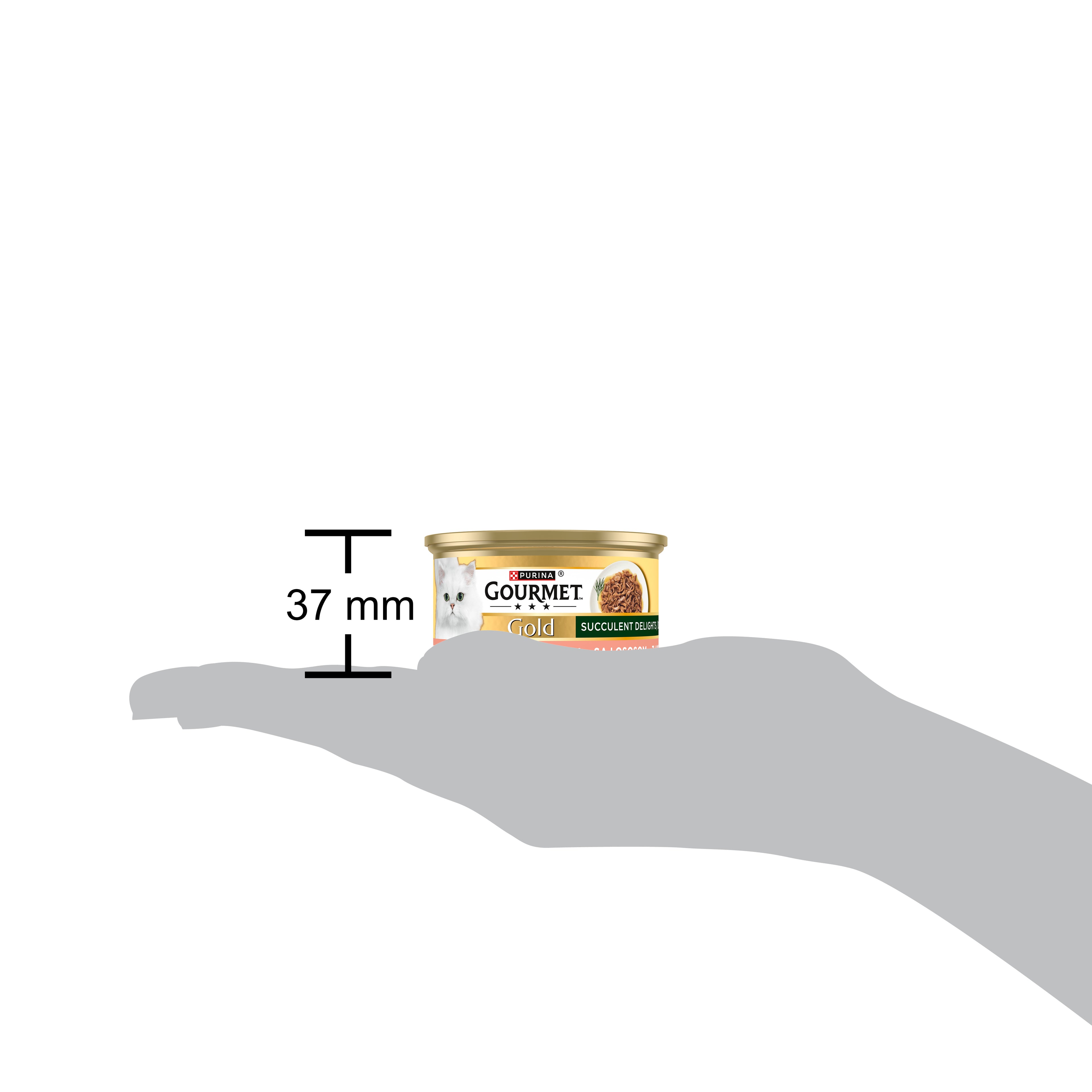 GOURMET® GOLD Delicii Suculente cu Somon (85g)