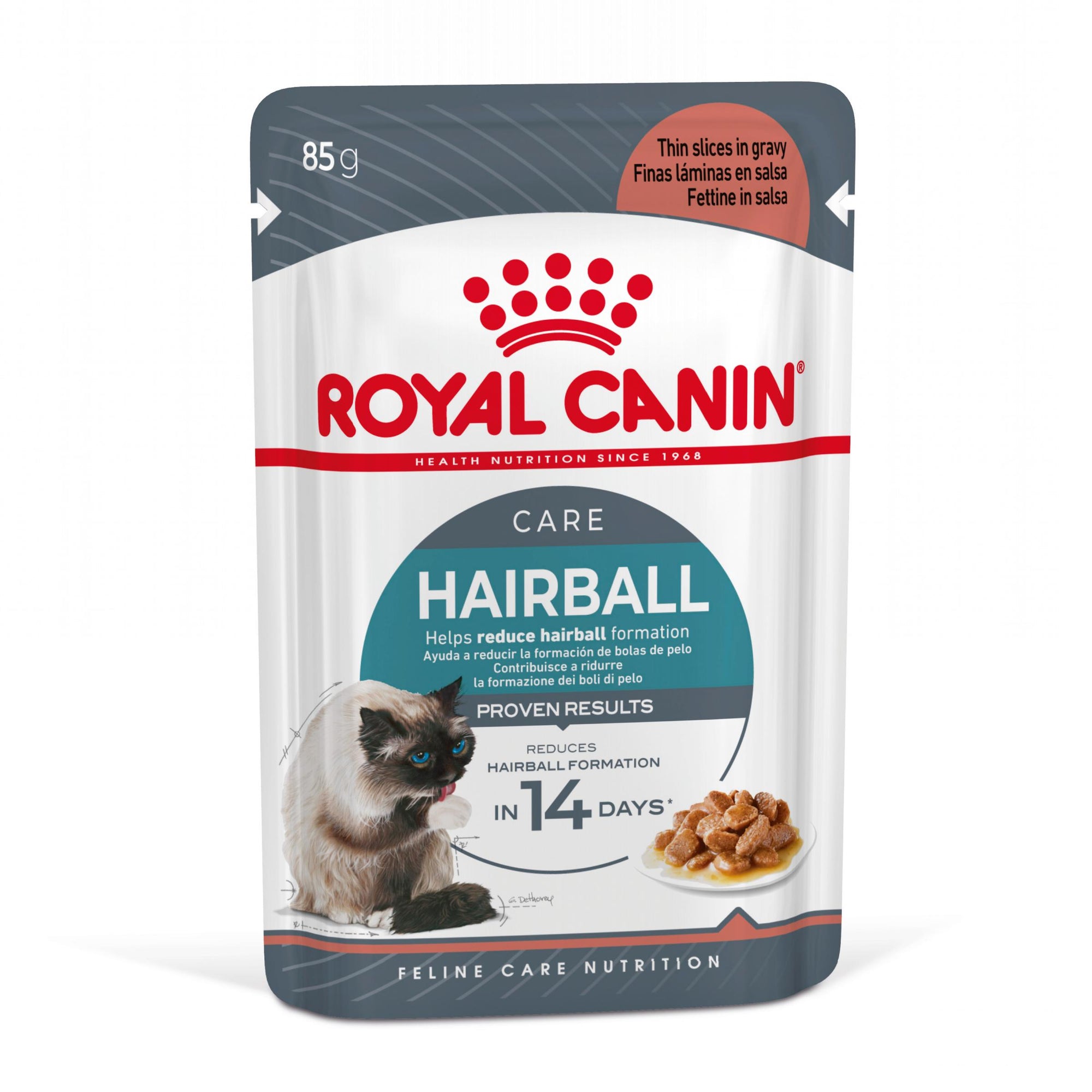 Royal Canin Hairball Care Adult hrana umeda pisica, limitarea ghemurilor de blana (in sos), 85 g