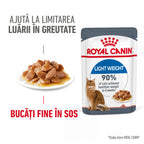 Royal Canin Light Weight Care Adult hrana umeda pisica, limitarea cresterii in greutate (in sos), 85 g