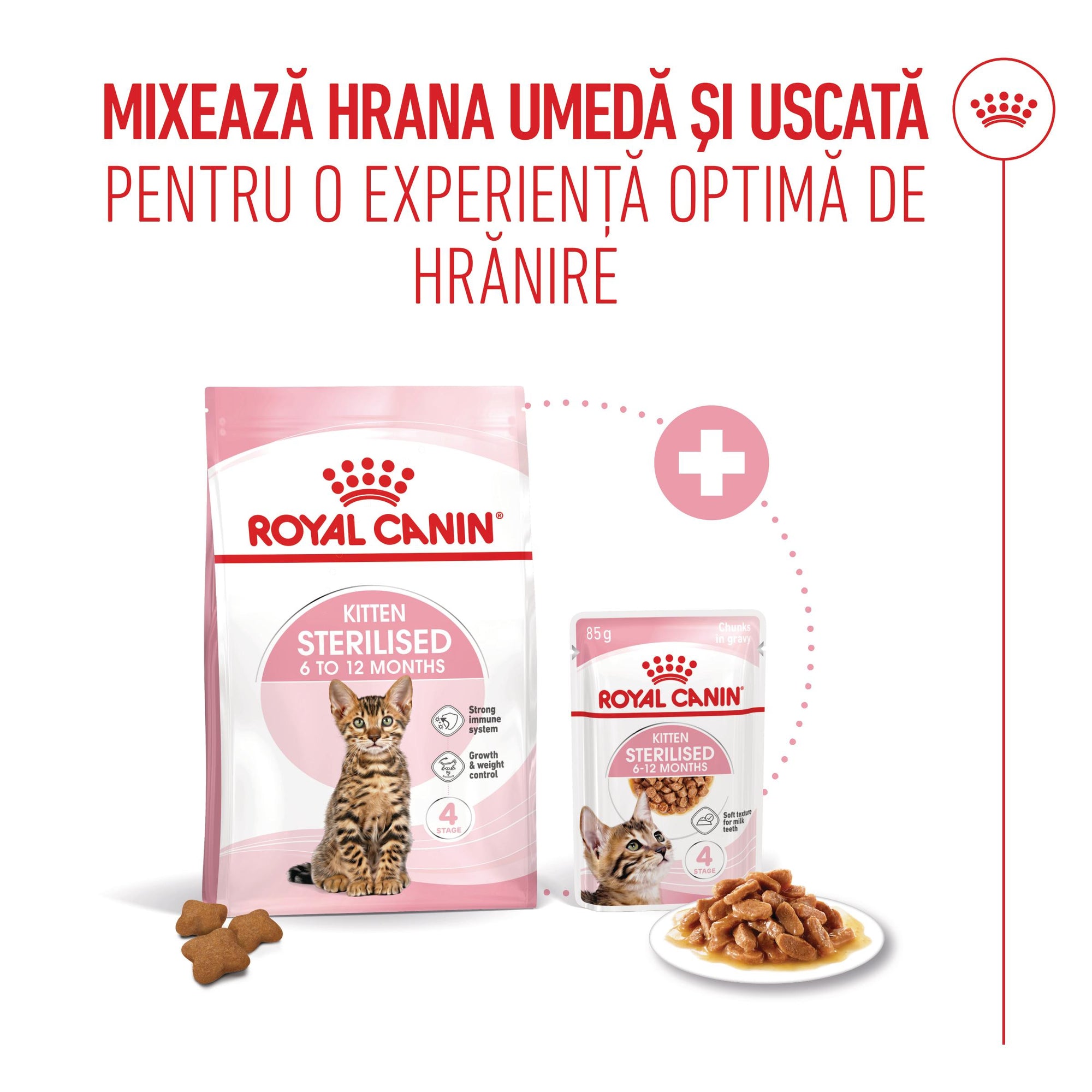 Royal Canin Kitten Sterilised hrana umeda pisica sterilizata junior (in sos), 85 g