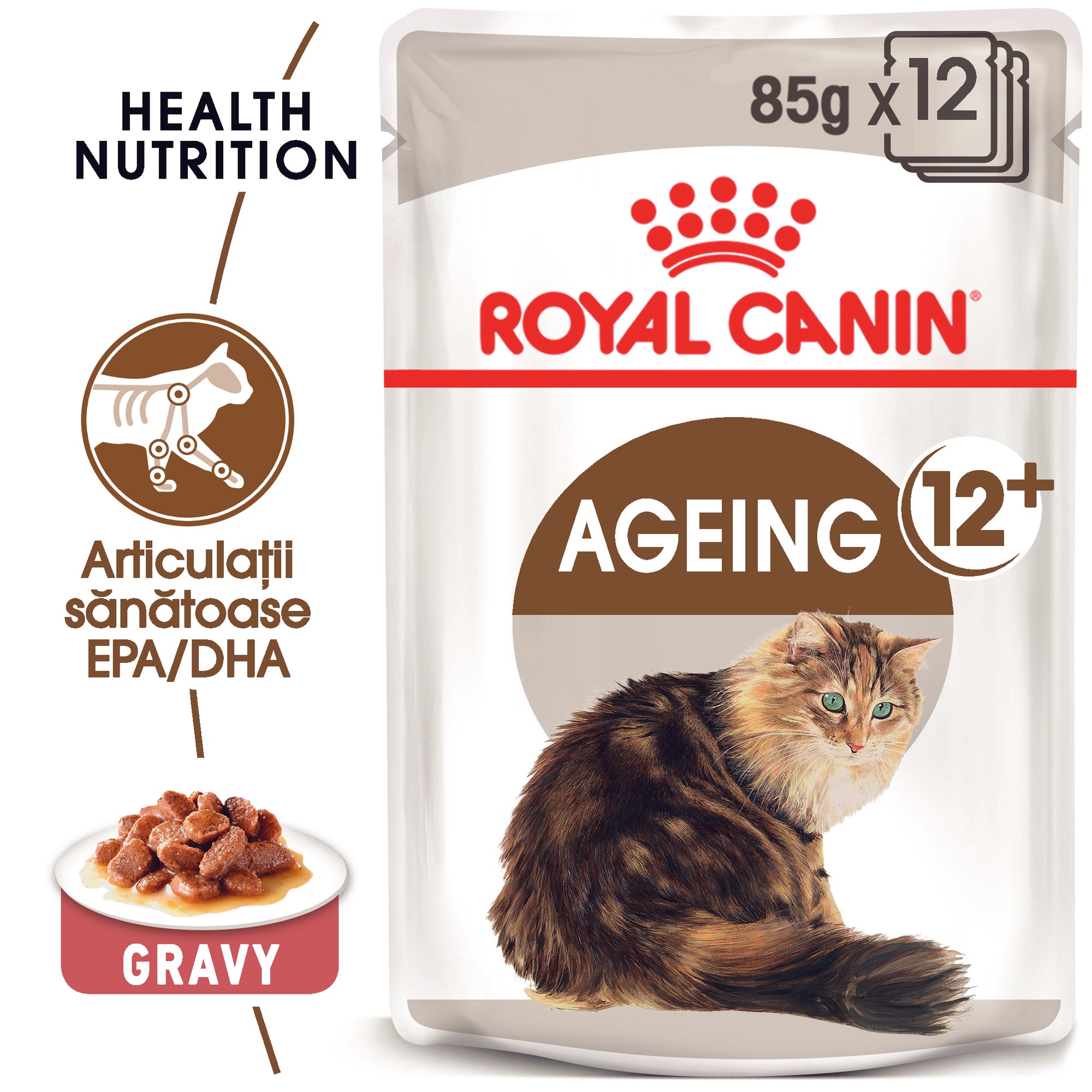 Royal Canin Ageing 12+ hrana umeda pisica senior (in sos), 85 g