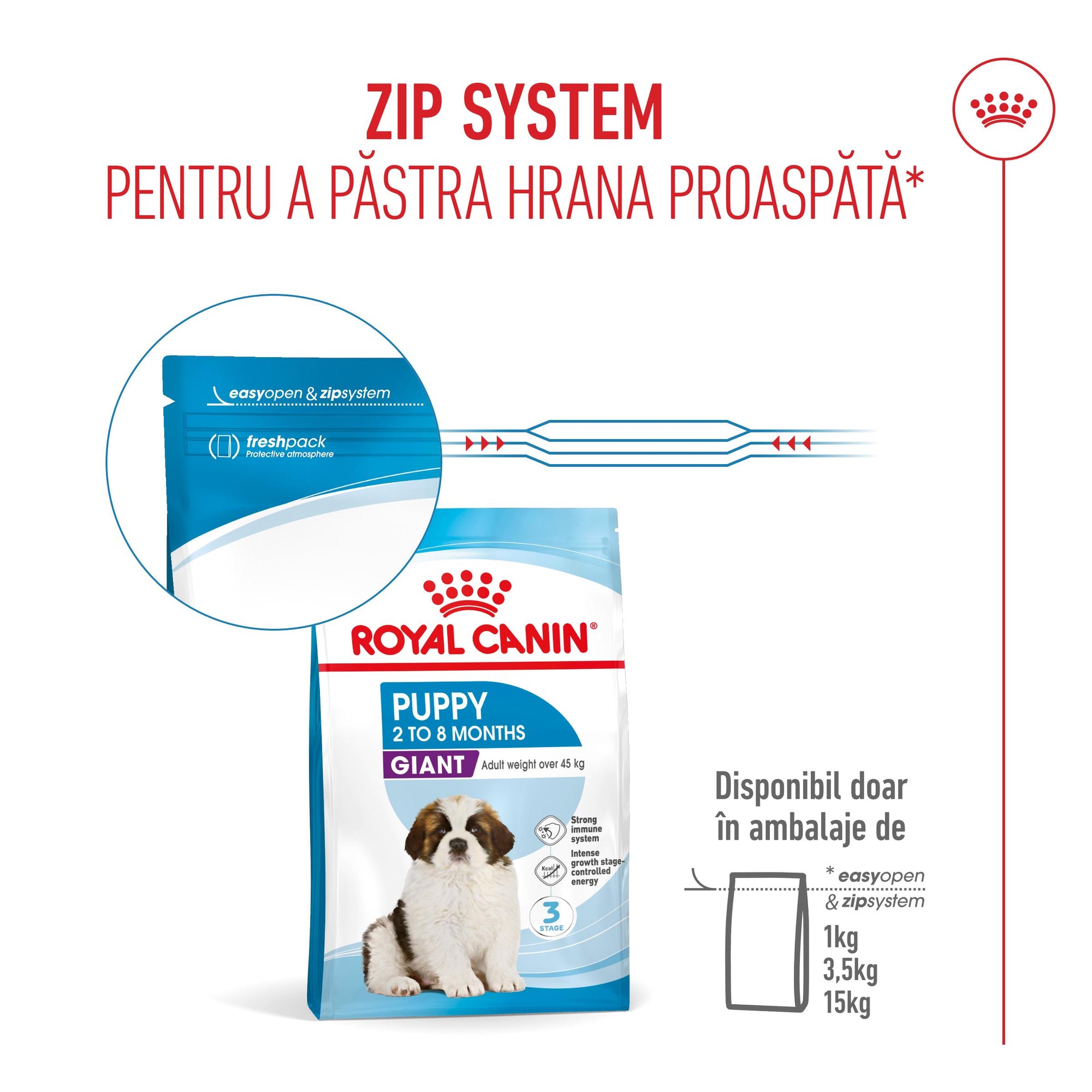Royal Canin Giant Puppy hrana uscata caine junior etapa 1 de crestere