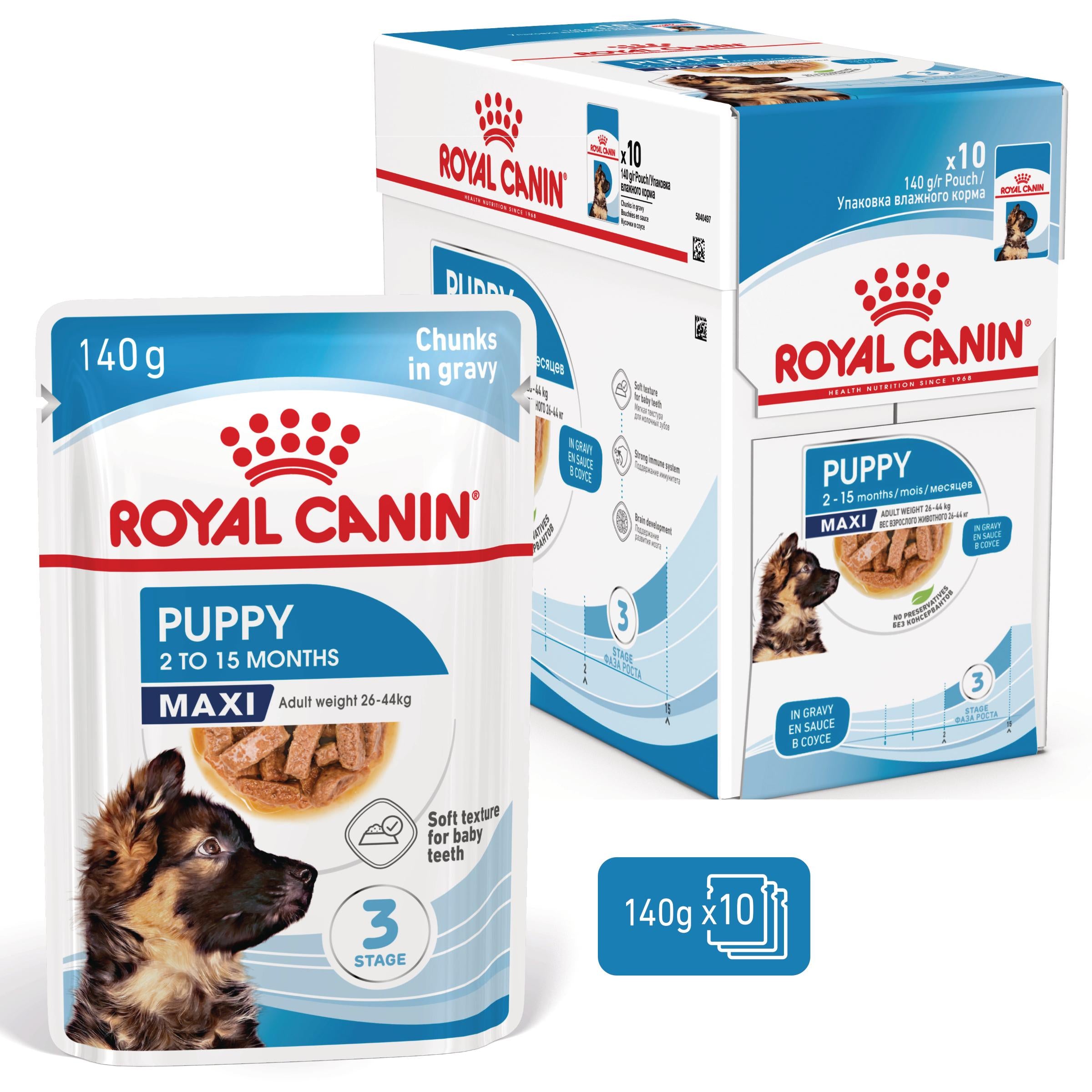Royal Canin Maxi Puppy hrana umeda caine junior (in sos)