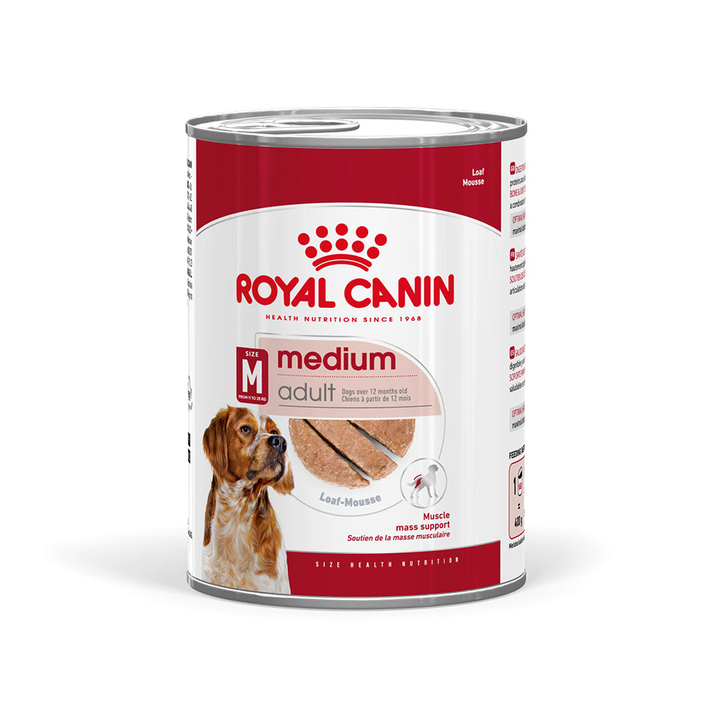 Royal Canin Medium Adult hrana umeda caine (pate), 10 x 140 g