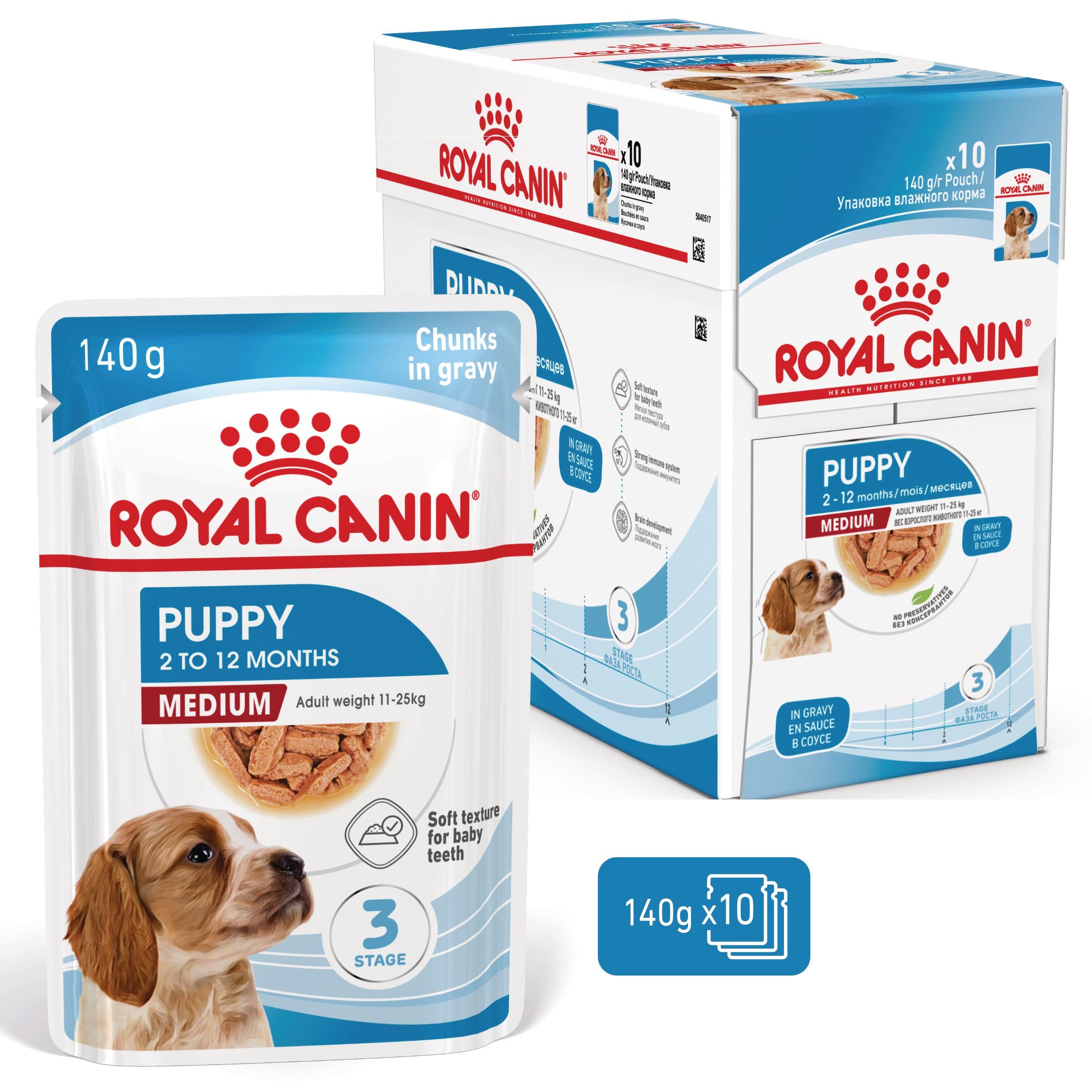 Royal Canin Medium Puppy hrana umeda caine junior (in sos)