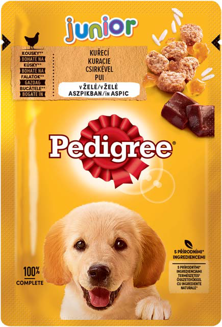 Pedigree Plic Junior cu Pui 100g