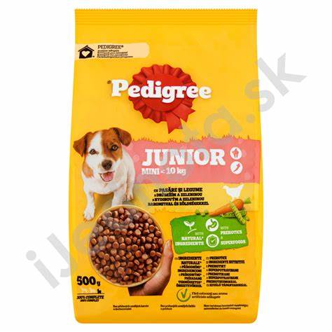PEDIGREE Junior Mini – Hrană Uscată pentru Cățeluși de Talie Mică, 500 g