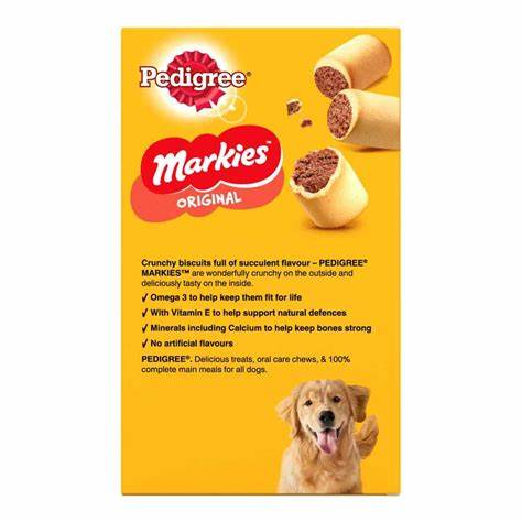 Pedigree Markies – Biscuiți Umpluți cu Măduvă pentru Câini